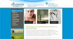 Desktop Screenshot of diamondplumbingllc.com